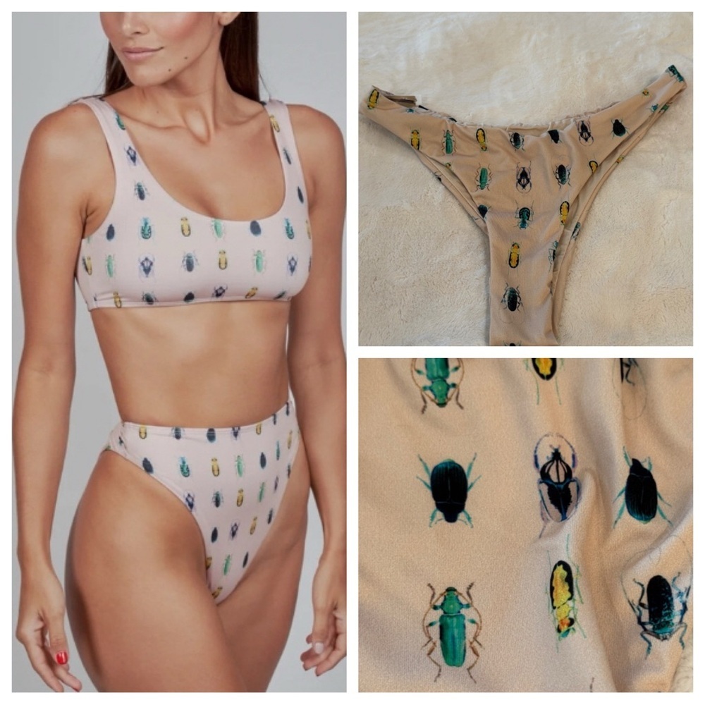New! la gotta Buggin Insect Bug Beetle print Bikini Bottom 31479